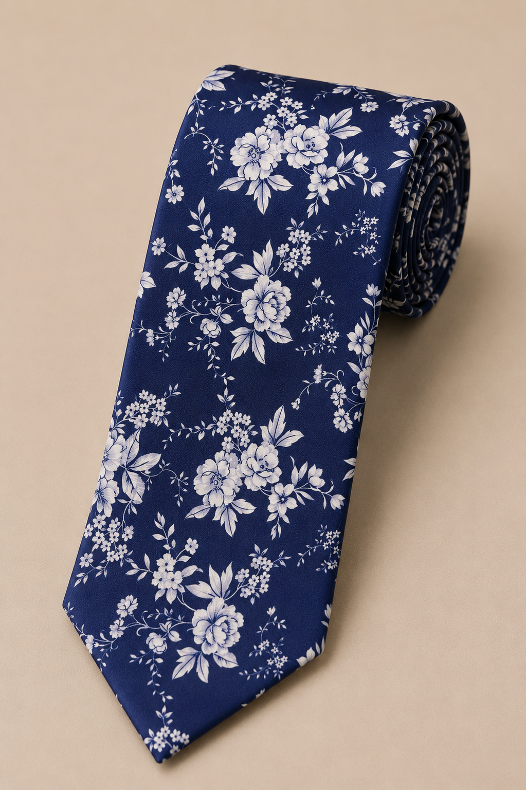 Navy Blue Floral