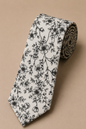 White and Black Floral