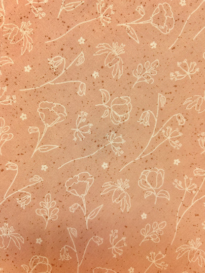 Pink Dusty Rose Floral