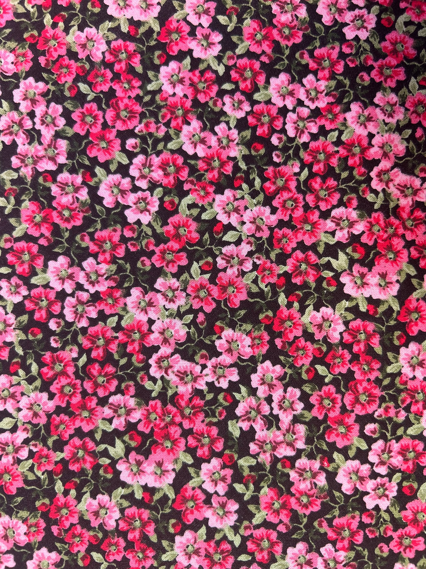 Black Pink Floral